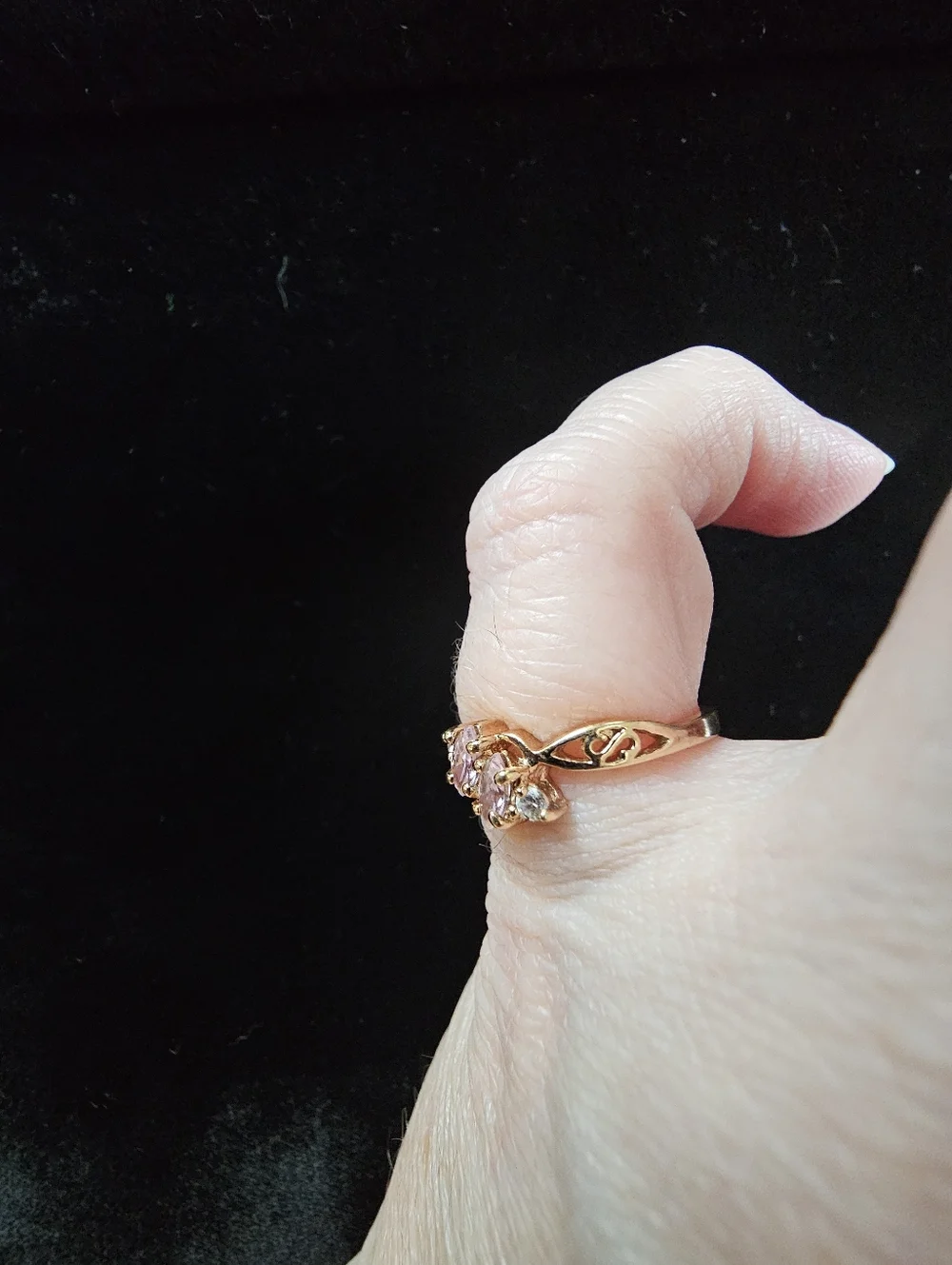 Vintage Gold Plated Rsc Ring Size 5 - Picture 5 of 7